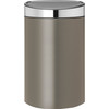 Brabantia Touch Bin 40 Liter Platinum / Deckel Matt Steel