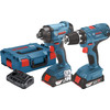 Bosch Professional GSR 18V-21 + GDR 18V-160 Kombiset