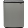 Brabantia Bo Touch Bin 2 x 30 Liter Mineral Concrete Grey