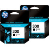 HP 300 Cartridges Black Duo Pack