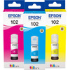 Epson 102 Ink Bottles 3-Color Combo Pack