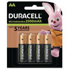 Duracell Recharge Ultra AA batteries 4 pieces