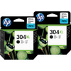 HP 304XL Cartridges Black Duo Pack