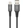 BlueBuilt USB-A nach Micro-USB-Kabel Nylon Schwarz 1,5 m