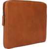 BlueBuilt 14-inch Laptop Cover Width 32 - 33cm Leather Cognac