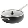 KitchenAid Forged Hardened Aluminum High-sided Skillet with Lid 28cm