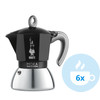 Bialetti New Moka Induction Schwarz 6 Tassen