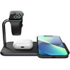 ZENS Dual & Apple Watch Aluminium kabelloses Ladegerät 10 W Schwarz