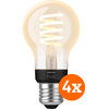 Philips Hue Filament Light White Ambiance Standard E27 4-pack