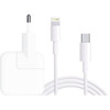 Apple USB-C Charger 30W + Apple Lightning Cable 1m Plastic White