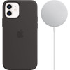 Apple iPhone 12 / 12 Pro Silicone Back Cover with MagSafe Black + MagSafe Wireless Charger