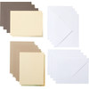 Cricut Cut-Away Cards Neutrals A2 (10,8 cm x 14 cm) 8er-Pack