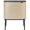 Brabantia Bo Touch Bin 11 + 23 Liter Metallic Gold