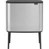 Brabantia Bo Touch Bin 11 + 23 Liter Matt Steel Fingerprint Proof