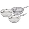 Tefal Virtuoso Pro Frying Pan Set 24cm + 28cm + Wok 28cm