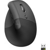 Logitech Lift Vertikale ergonomische Maus Schwarz