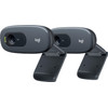 Logitech C270 HD-Webcam Doppelpack