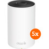 TP-Link Deco XE75 Mesh Wi-Fi 6E 5er-Pack