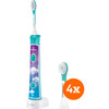 Philips Sonicare for Kids Connected HX6322/04 + Aufsteckbürsten ab 3 Jahren (4 Stück)