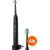 Philips Sonicare ProtectiveClean 4500 HX6830/44 + Optimal White Brush Attachments (4 units)