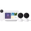 Google Nest Cam Indoor Wired 2er-Pack + Nest Türklingel + Nest Hub 2