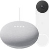 Google Nest Mini White + Google Nest Doorbell