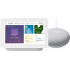 Google Nest Hub 2 Chalk + Google Nest Mini