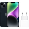 Apple iPhone 14 128GB Schwarz + Apple USB-C-Ladegerät 20 W