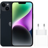 Apple iPhone 14 Plus 128GB Schwarz + Apple USB-C-Ladegerät 20 W