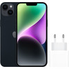 Apple iPhone 14 Plus 256GB Schwarz + Apple USB-C-Ladegerät 20 W