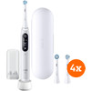 Oral-B iO 6n Weiß + Aufsteckbürsten iO Ultimate Clean (4 Stück)