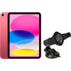 Apple iPad (2022) 10.9 inches 64GB WiFi Pink + Caliber CNC16 Universal Tablet Mount