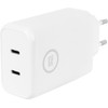 BlueBuilt Power Delivery Charger with 2 USB-C Ports 45W White