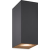 WiZ Up & Down Wall Lamp Black - Colored and White Light - GU10