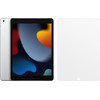 Apple iPad (2021) 10,2 Zoll 64GB Wi-Fi + 4G Silber + Just in Case Apple iPad (2021/2020) Panzerglas