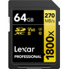 Lexar Professional 1800x GOLD 64 GB SDXC 170 mb/s