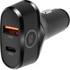 BlueBuilt Power Delivery und Quick Charge Autoladegerät mit zwei USB-Anschlüssen 20W Schwarz