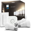 Philips Hue White Starter Pack E27 mit 3 Lampen, Dimmer + Bridge