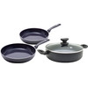 GreenPan Torino Ceramic Frying Pan Set 24cm + 28cm + High-Sided Skillet 28cm