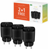 Hombli Smart Plug Schwarz 3er-Pack