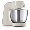 <p>
With the Bosch MUM58L20 kitchen machine, you can knead dough, such as bread and pizza dough, thanks to the powerful motor. The high 1000W power ensures that you can even easily knead heavy dough. Thanks to the different attachments, you can do more than just kneading. With the blender attachment, you can blend a fresh smoothie in the morning, for example. You can grate carrots, cheese, and onion for your lasagna in no time. Like to keep your kitchen tidy? In the included bag, you can store all parts in your kitchen cabinet. Thanks to the slow start of the Bosch kitchen machine, the speed slowly builds up, so the ingredients don't fly through the air. This way, you won't get any accidents when you mix your cake batter.
</p>