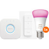 Philips Hue White & Color Starterpaket 5er-Pack E27 + Dimmer