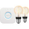 Philips Hue Filament White Ambiance Standard Doppelpack + Bridge