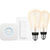 Philips Hue Filament White Ambiance Edison XL 2er-Pack Starterpaket