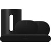 Sonos Ray Schwarz + Era 300 Schwarz + Sub Mini Schwarz