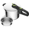 Tefal Secure 5 Trendy Schnellkochtopf 6 Liter + Dampfkorb