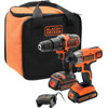 BLACK+DECKER BCK21S2S-QW Kombiset