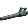 Mit dem Bosch Advanced LeafBlower 36V-750 Laubbläser (ohne Akku) bläst du nasse Blätter und gemähtes Gras einfach weg. Dieser Laubbläser hat nämlich ein maximales Luftvolumen von 780 m³/h. Außer leistungsstark ist er bei einem Gewicht von 2,8 Kilogramm auch sehr leicht. So werden deine Arme nicht schwer, wenn du lange im Garten arbeitest. Du stellst die Blasgeschwindigkeit zwischen 100 und 200 Kilometer pro Stunde ein. In der niedrigsten Stufe bläst du die Blätter zwischen deinen Blumen weg. Bei nassen und feststeckenden Blättern verwendest du die höchste Stufe. Der Advanced LeafBlower 36V-750 funktioniert mit einem Bosch POWER FOR ALL 36V Akku (nicht mitgeliefert). Hast du bereits einen Akku des Bosch POWER FOR ALL 36V Akkusystems im Haus? Dann verwende ihn auch für diese Maschine.