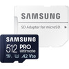 Samsung PRO Ultimate 512GB (2023) MicroSDXC + SD Adapter