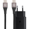 Samsung Super Fast Charging Charger 25W + BlueBuilt USB-C to USB-C Cable 1.5m Nylon